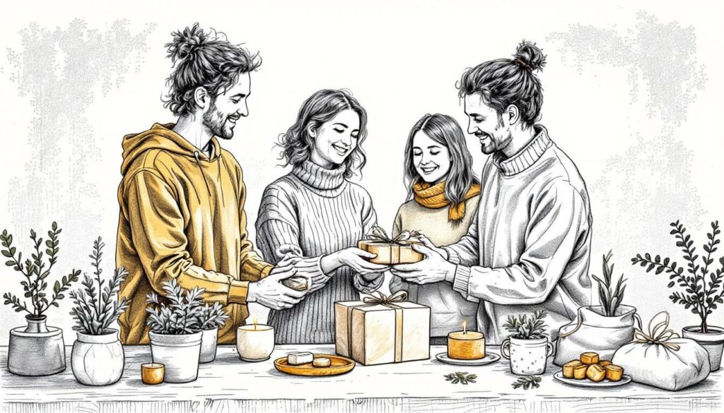 Découvrez des idées de cadeaux Secret Santa éthiques et responsables pour offrir de manière consciente et respectueuse de l'environnement.